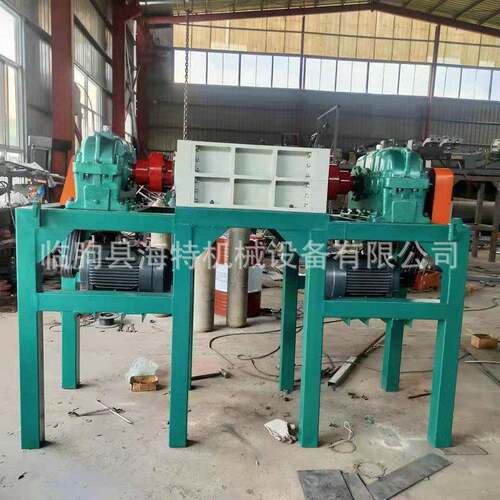 大型双轴撕碎机塑料橡胶轮胎效破碎机设备厂家工业金属粉碎机 - 图2