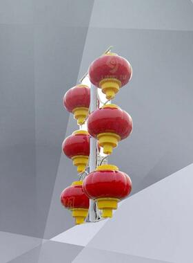 led中国红灯笼灯户外发光亮化灯新年结婚乔迁节日气氛灯LED装饰灯