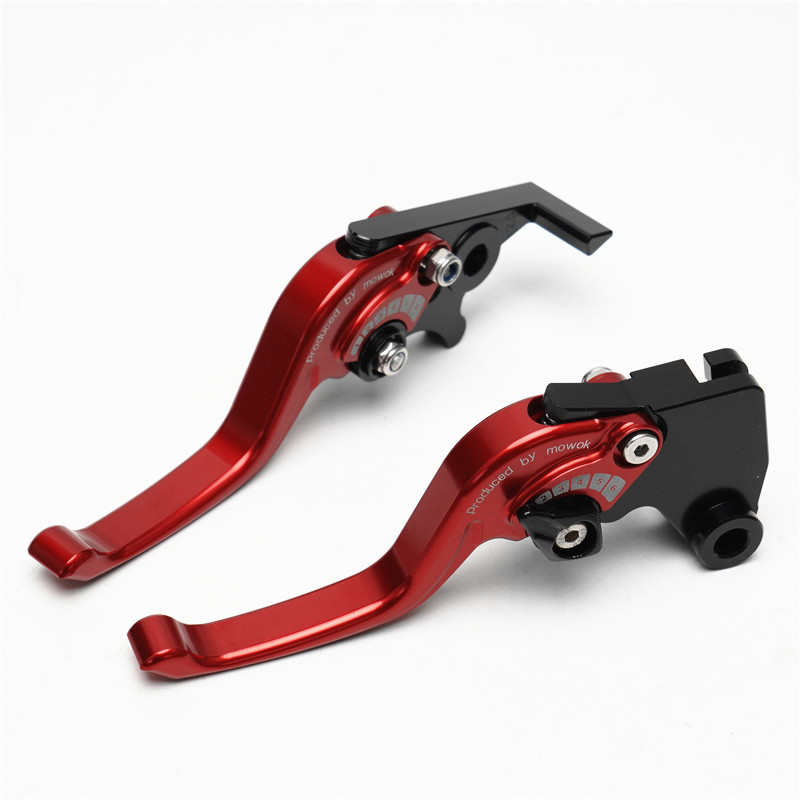 摩托车配件适用高金GK500 Flame500两指短款竞技牛角刹车离合手把 - 图2