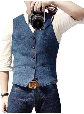 Q 50603 Men's Herringbone Vest 人字纹马甲