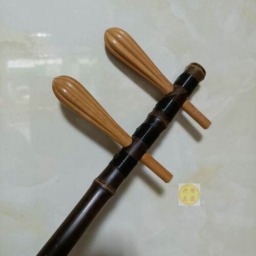 紫竹京胡担子娃娃调西皮二黄京胡杆，京胡配件可带轴不带轴购买 - 图1