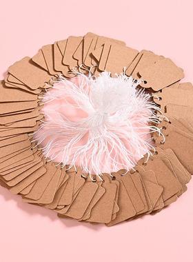 贝壳价签挂牌纸卡手写装饰摆件