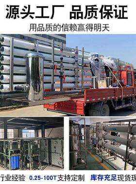 全自动反渗透水处理设备双级反渗透纯化水EDI超纯水机工业净水