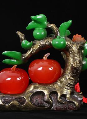 正品富贵艺平安工品苹果件家居厅电摆视柜多客宝阁吉祥装饰办公室