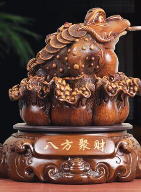 八方聚财金蟾摆件招财三脚金蝉蟾蜍家居摆设公司饭店开张开业礼品