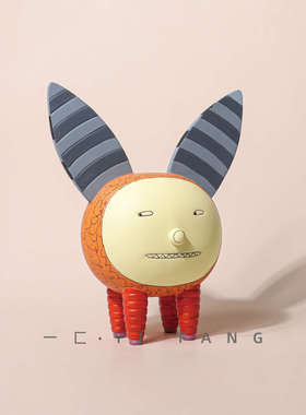 一匚儿童房抽象怪物卡通动物装饰样板间客厅卧室书房桌面趣味摆件