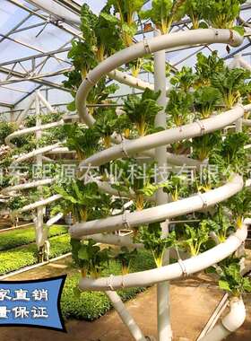 大螺旋管道栽培螺旋立柱立体种植厂家立体栽培无土栽培设备