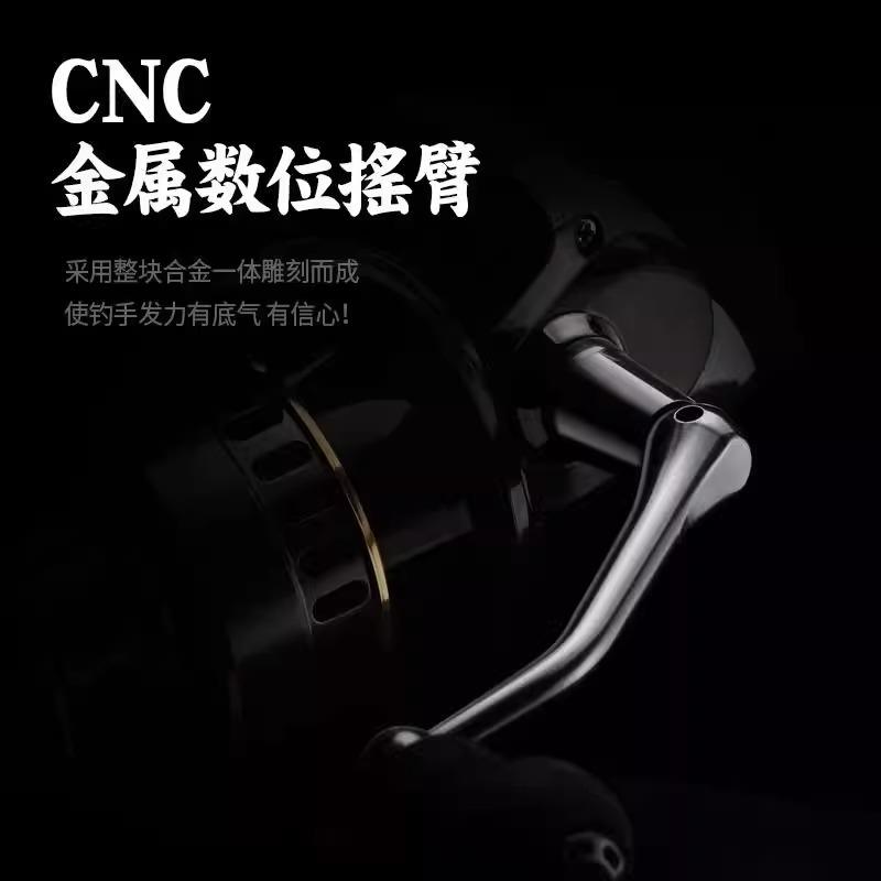 2024新款全金属纺车轮路亚渔轮远投专用鱼轮大全海竿海杆矶钓钓鱼 - 图0
