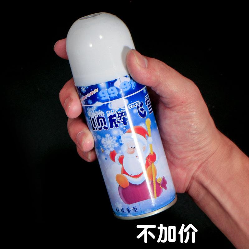 彷真白色飞雪喷雾泡沫雪花喷雪罐人工人造雪圣诞节下雪假雪道具喷 - 图2