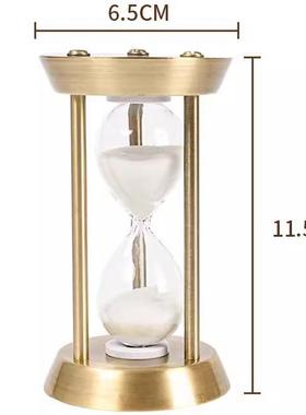 迷你创意3分钟时间沙漏解压倒计时器儿童防摔房间装饰办公室摆件