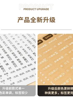 夜光开关贴标签面板灯开关标识贴装饰墙贴客厅贴纸标记边框保护套