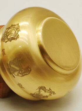 聚宝盆香炉纯铜供奉香炉家用室内檀香炉线香炉供佛香炉礼佛插香炉