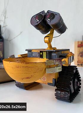 正品瓦力机器人总动复古铁型摆模件咖啡窗厅酒吧店铺橱餐员厅搁板