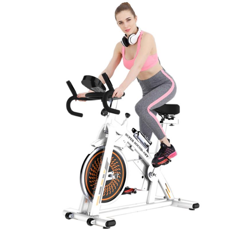 Commercial large flywheel spinning bicycle, home large resistance exercise bike, silent fat-burning fitness exercisebike