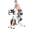 Commercial large flywheel spinning bicycle, home large resistance exercise bike, silent fat-burning fitness exercisebike