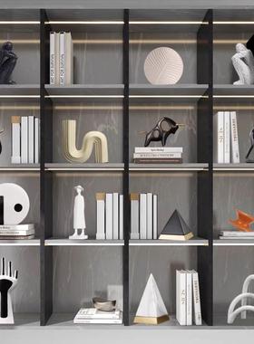 简约现代创意家居饰品客厅摆件玄关柜家里室内书柜书房抽象装饰品