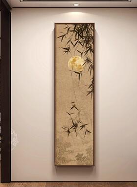 宋氏美学玄关走廊国风花鸟挂画新中式茶室书房古典意境高级装饰画