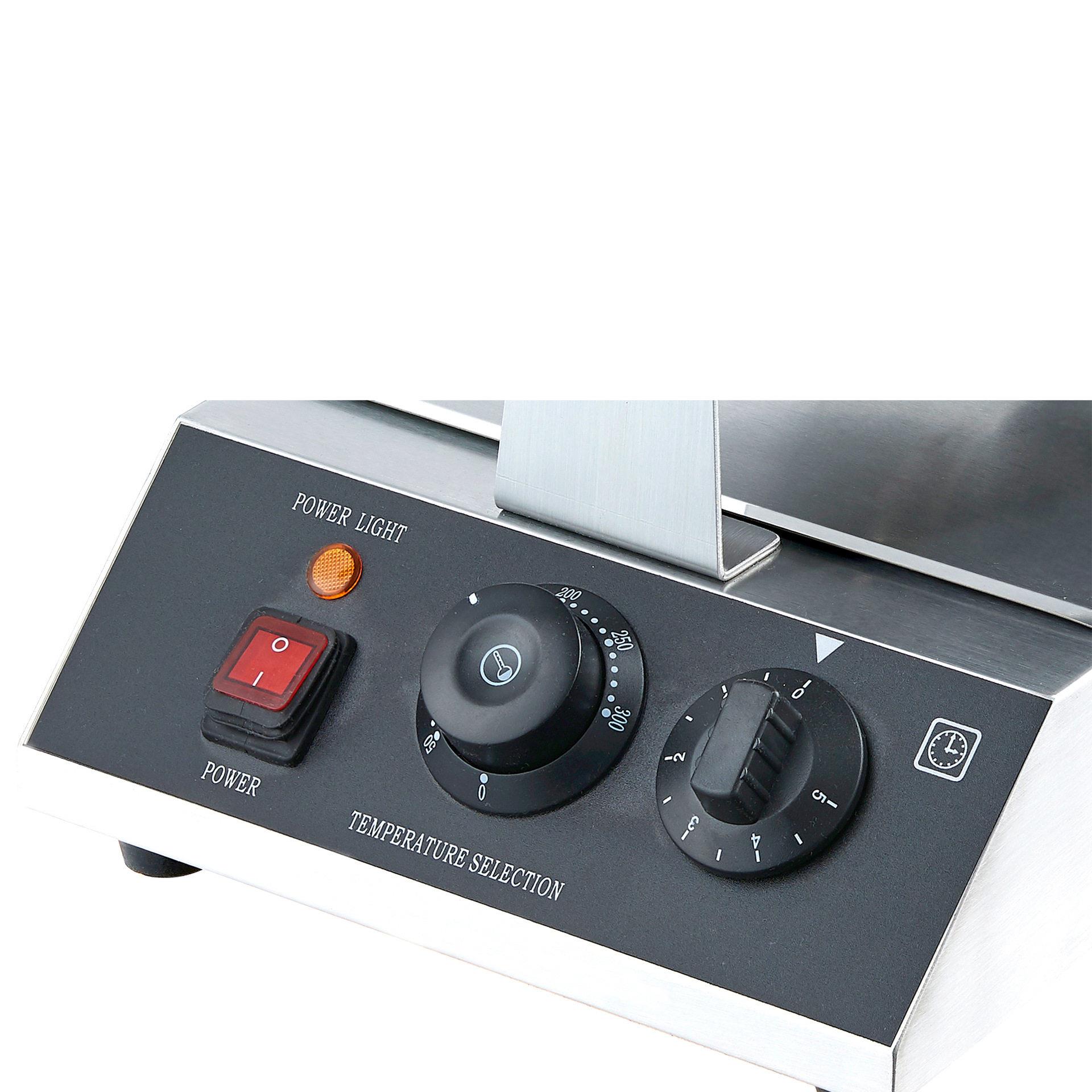 Guangzhou Shoufei Mechanical Edition Commercial Electric Baking Pan Belgian Waffle Oven Inside the fan-shaped fan is a loving pancake machine equipment