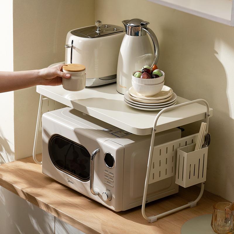 Microwave oven rack kitchen oven shelf countertop multifunctional hole board household rice cooker pot appliance bracket