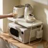Microwave oven rack kitchen oven shelf countertop multifunctional hole board household rice cooker pot appliance bracket