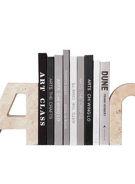 简约装饰品客厅玄关摆设现代书房桌面电视柜售楼处书档字母样板间