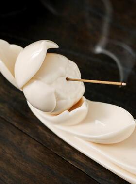 东方陶土关连中国禅宗摆件陶瓷香茶室桌面家居装饰艺术品