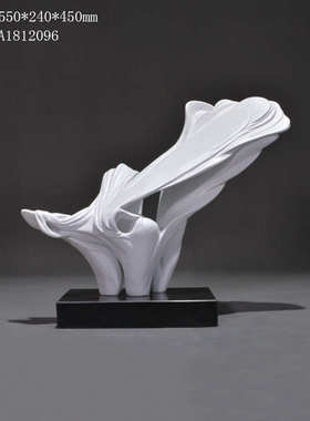 现代酒店雕塑艺术摆件别墅样板房间抽象摆设客厅陈设家居饰品创意