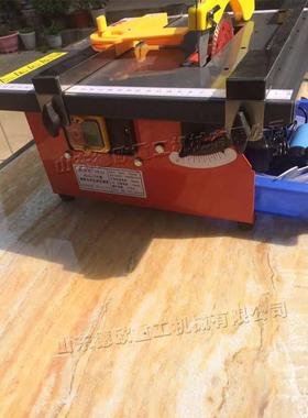微型石材切割机便携式45度石材锯台式小型瓷砖切割倒角机现货