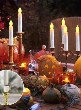 Flameless Candles 12 PCS Led Candles 6.9 Inch Battery Operat