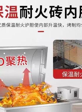 家用无烟电气炭烤羊腿流动商用全自动架子专用炉烤全羊炉子烤羊炉