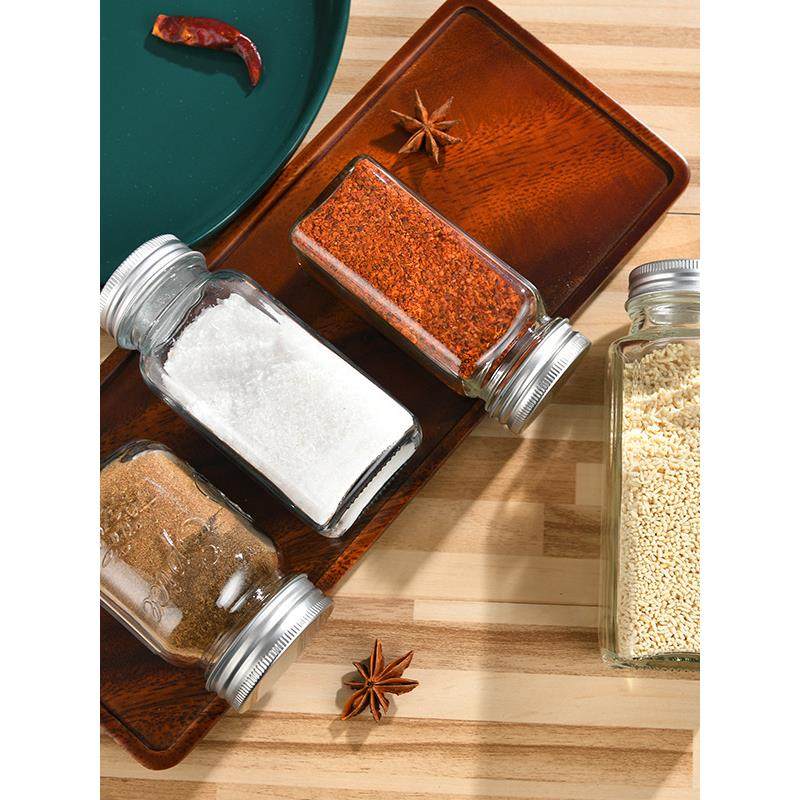厨房透明玻璃瓶密封防潮调味瓶调料撒料瓶防潮辣椒粉盐瓶烧烤料瓶,淘宝优惠券,粉丝福利购,淘宝优惠卷