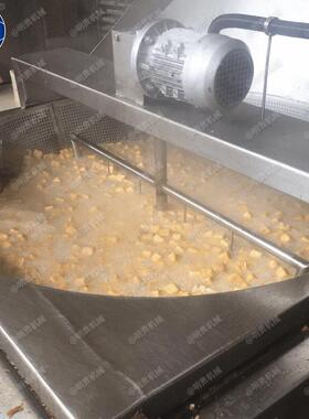 兰花豆油炸机 不锈钢炸蒜片洋葱圈机器 臭豆腐带搅拌油炸锅