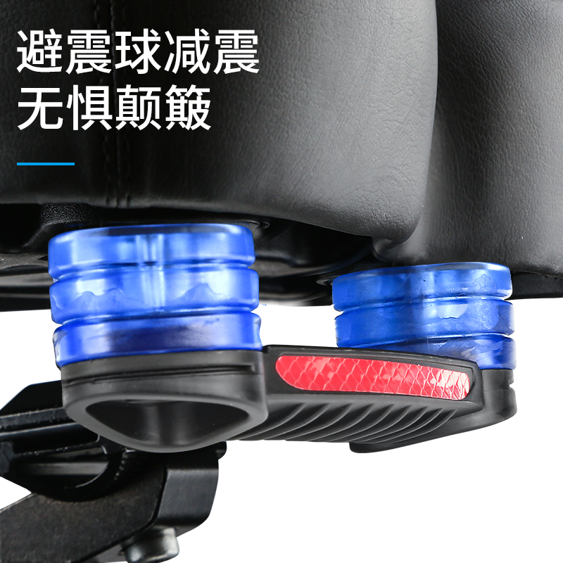 Noseless mountain bike seat cushion, ultra-soft shock-absorbing bicycle seat, riding seat cushion, saddle seat type