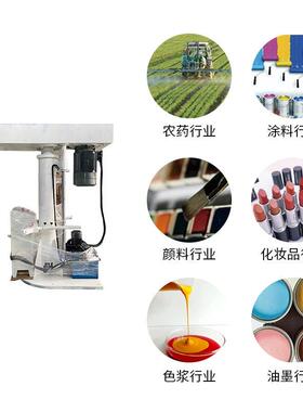 大型11KW液压升降篮式研磨机液压升降篮式砂磨机分散研磨一体机