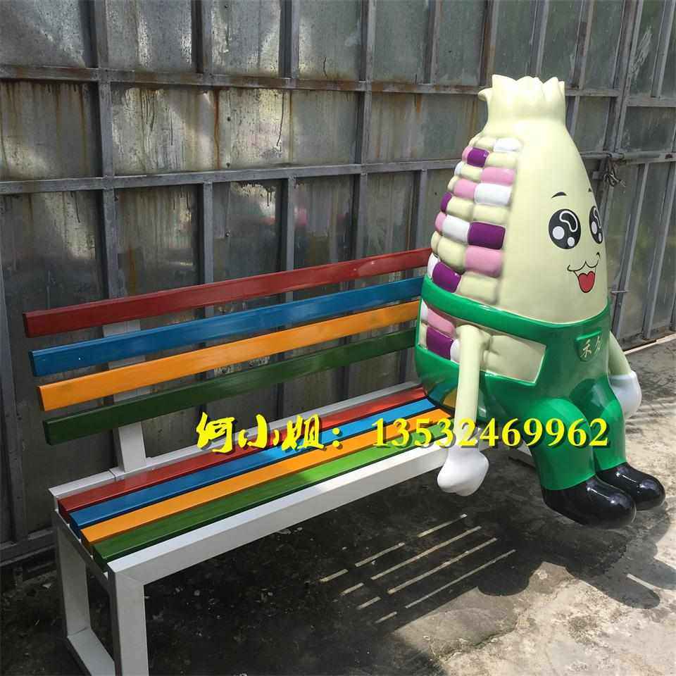 农产品模型大型玉米雕塑玻璃钢卡通公仔雕像定制苞米娃娃坐凳摆件,淘宝优惠券,粉丝福利购,淘宝优惠卷