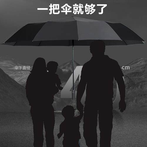 高档超特大号叠雨伞140cm直径双层加12骨结实抗折固511自风动高端 - 图3