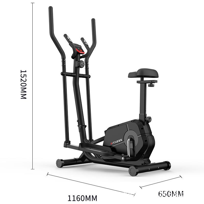 Foreign trade elliptical machine, cross-magnetic exercise bike, indoor home fitness equipment, silent space walker, exercise bike