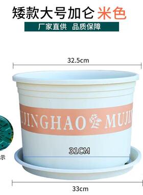 塑料盆加厚种树落地绿植盆栽花瓶
