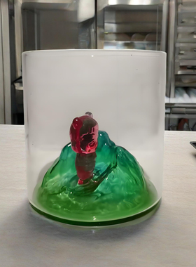 独家周晁ZICO 《哪吒魔童东海遇金山》限量雕塑居家摆件艺术水杯