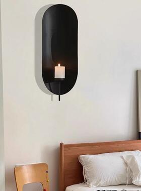 中古法式烛台挂饰侘寂风艺术简约墙面挂件壁饰蜡烛台装饰品摆件