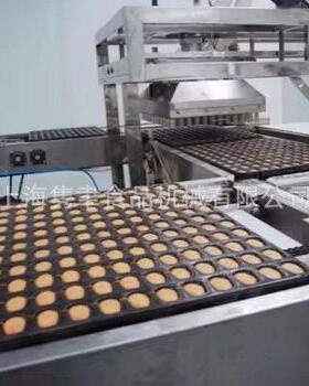 全自动蛋糕生产线整套机械加工设备定量浇注烘烤杀菌包装自动化产