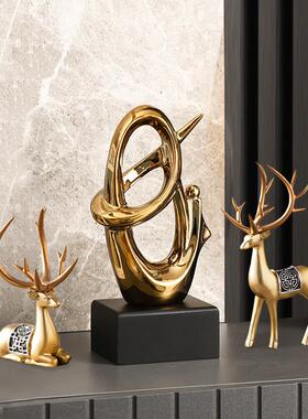 茶几边角几上轻奢现代简约软装饰品北欧家居客厅房间卧室内小摆件