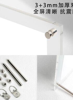 透明亚克力相框明信片展示架相框摆台照片门票票根展示画框5678寸