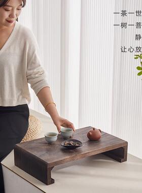 榻榻米飘窗桌实木小桌子炕桌矮凳炕几阳台茶几矮桌办公室脚踏板