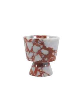 欧式轻奢侘寂风大理石香薰杯摆件卧室餐厅样板房创意软装家居饰品