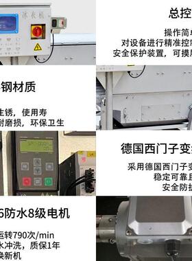 全自动速冻猪肉鸡肉丸子速冻海鲜水产品快速挂冰自动冰衣机