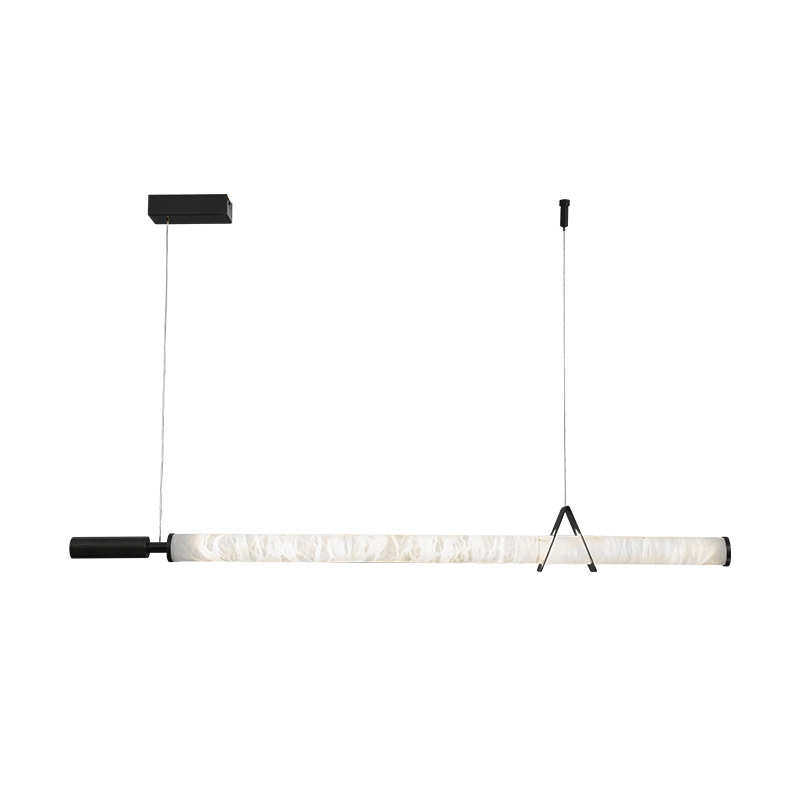 2024新款客厅餐厅云石吊灯现代简约吧台一字灯书房茶室长条灯具,淘宝优惠券,粉丝福利购,淘宝优惠卷