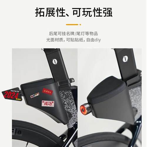 JAVA佳沃公路车尾包自行车储物硬壳水滴形破风坐管车包鱼雷鞍座包 - 图1