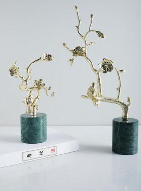 新中GD-A1219式轻奢理金属石售大楼处书柜房软装饰品样板客厅酒柜