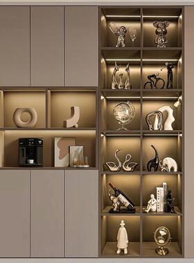 贝汉美轻奢玄关酒柜新房装饰品摆件客厅现代高档餐柜高级感小众